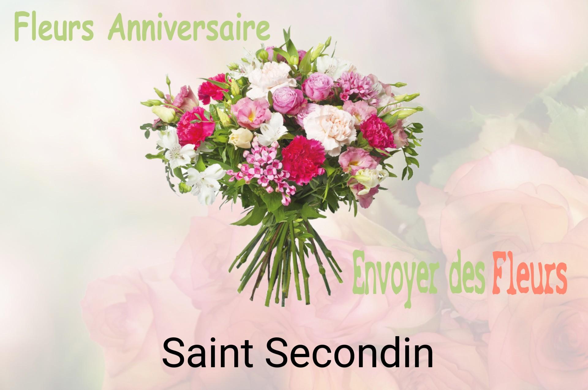 Bouquet de fleurs d’anniversaire livré à Saint-Secondin